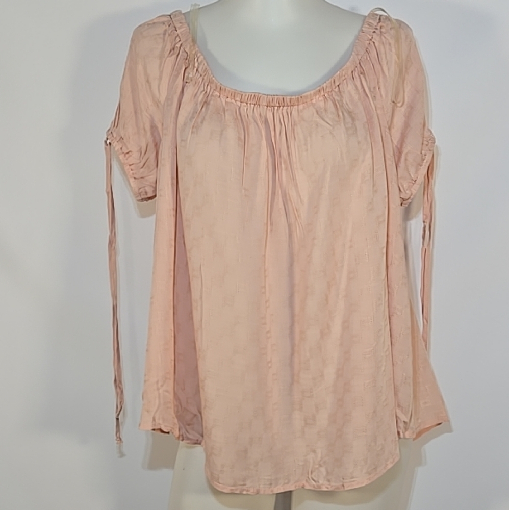 Lush Pink Relaxed Ribbed Blouse